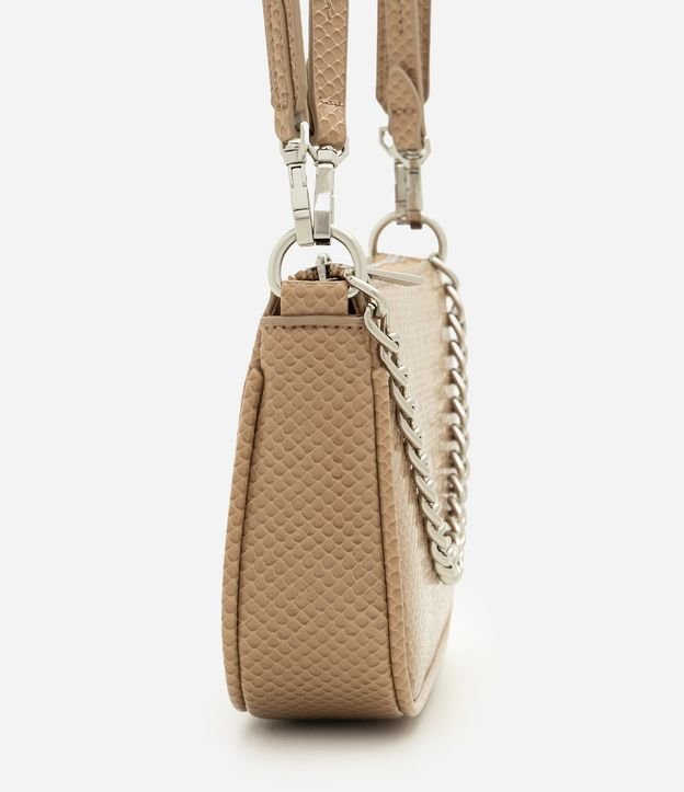 Cartera Shoulder Pequeña en PU con Detalle de Cadena 2