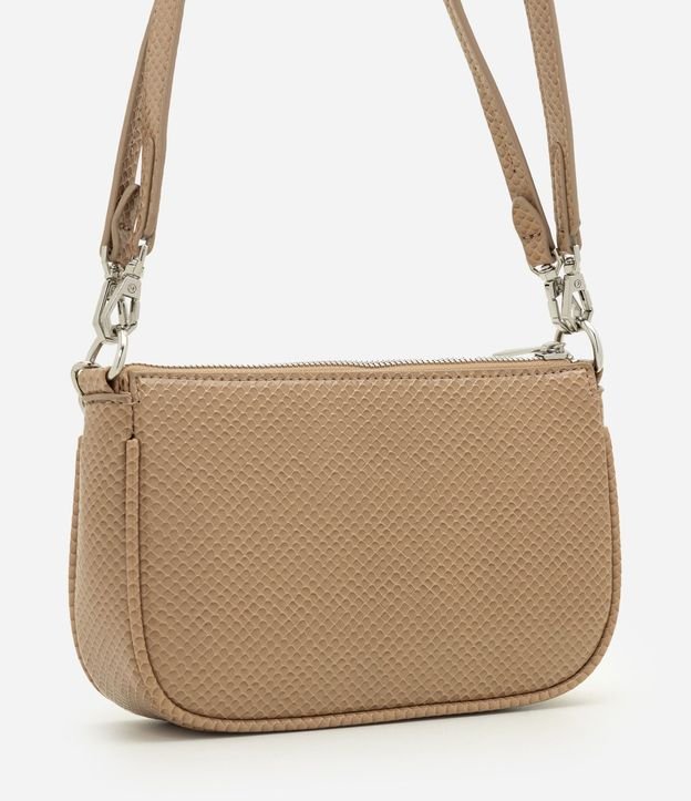 Cartera Shoulder Pequeña en PU con Detalle de Cadena 3