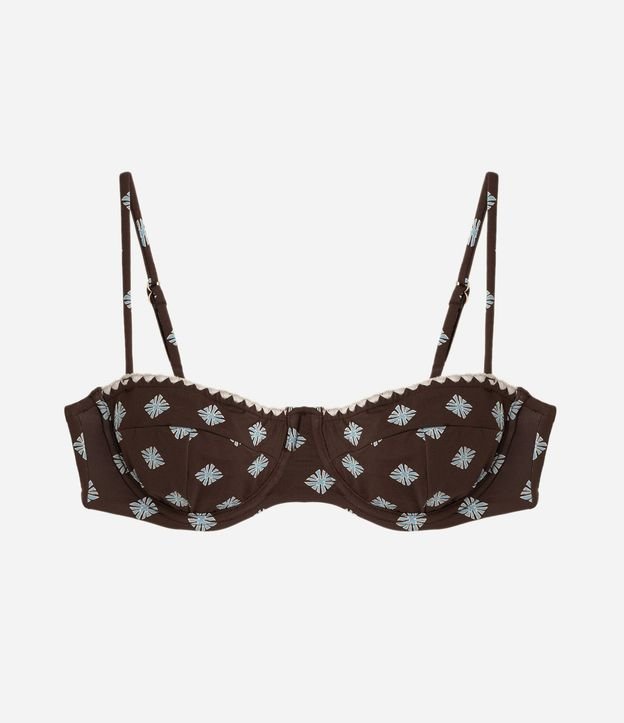 Bikini Top Media Taza en Poliamida con Estampado Sunshine Icon 5