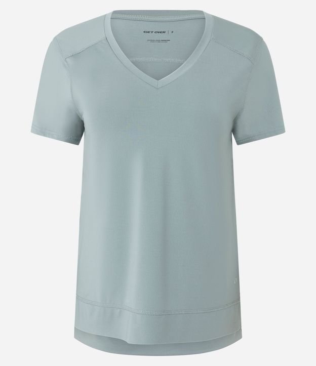 Remera Deportiva en Microfibra Agujerada con Ruedo Mullet 5