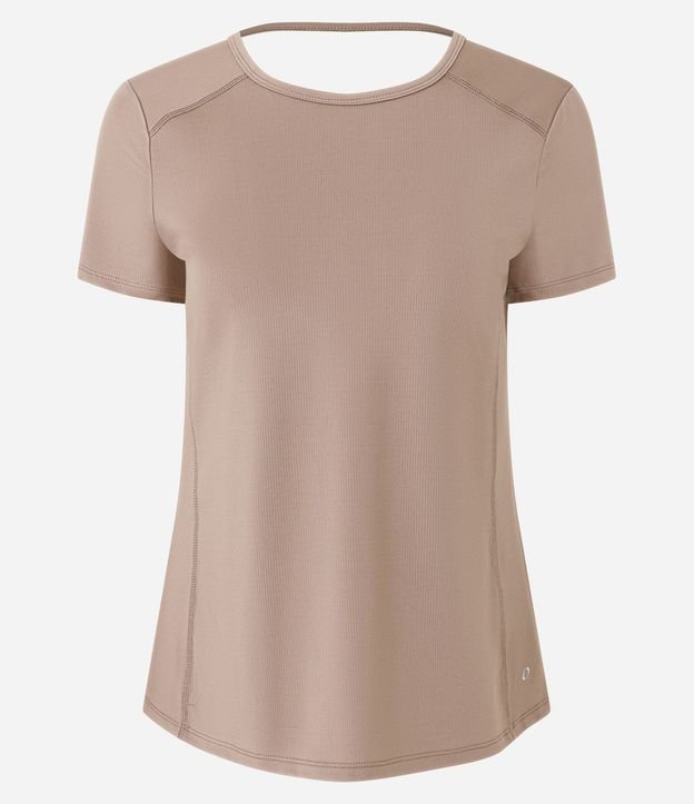 Remera en Microfibra con Escote en la Espalda 5