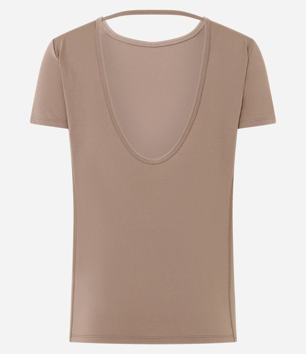 Remera en Microfibra con Escote en la Espalda 7