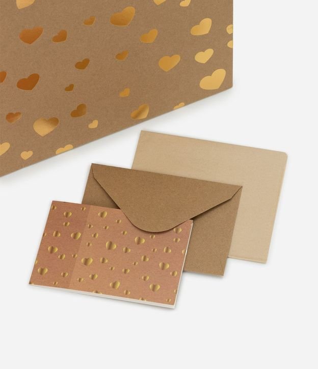 Bolsa de Regalo Mediana con Estampa de Corazones 4