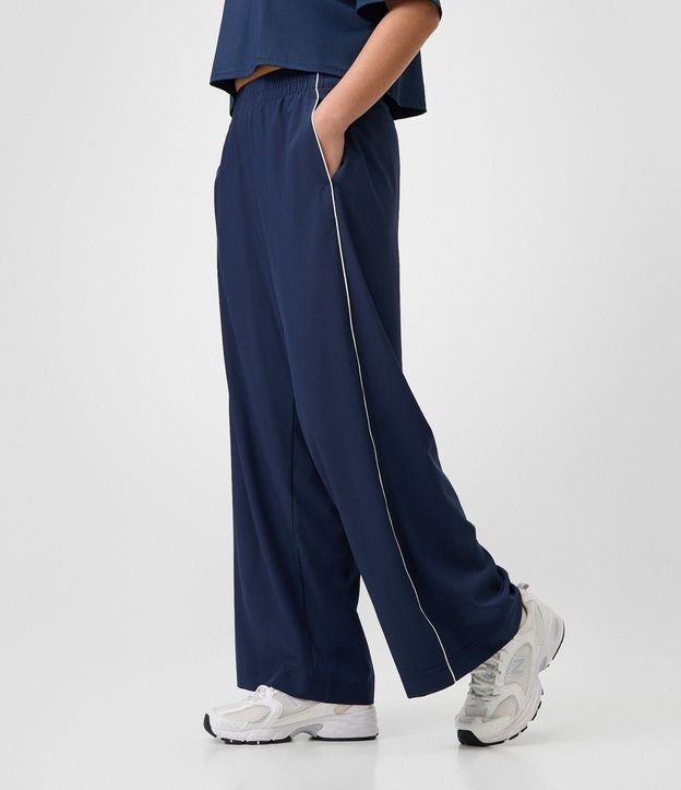 Pantalón Recto Deportivo con Friso Contrastante 2