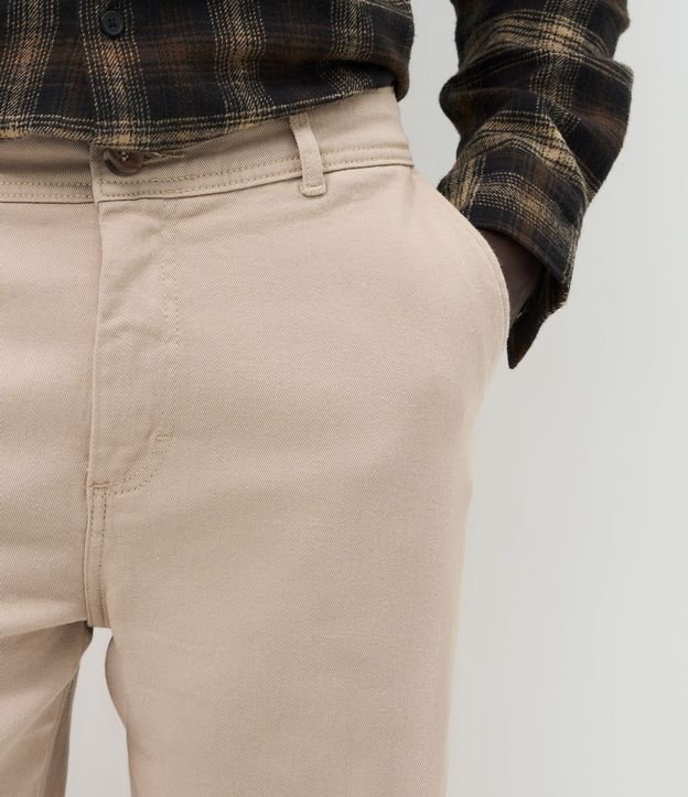 Pantalón Chino Recto en Sarga 3