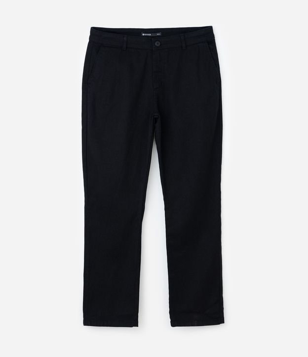 Pantalón Chino Recto en Sarga 5