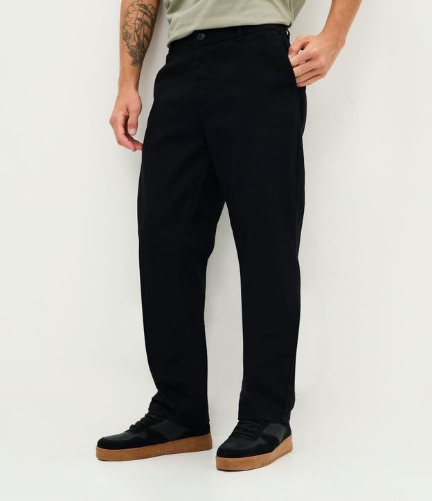 Pantalón Chino Recto en Sarga 2