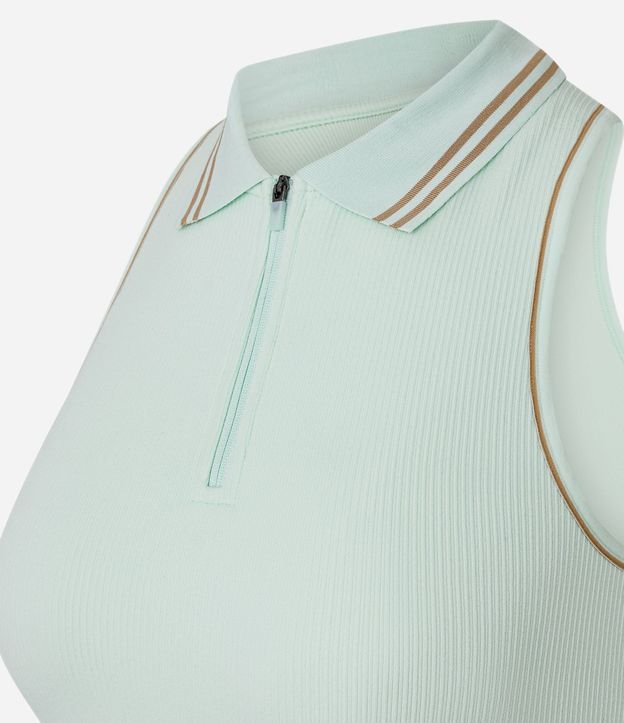 Top Deportivo Get Over Seamless con Cuello Polo y Cremallera Delantera 6