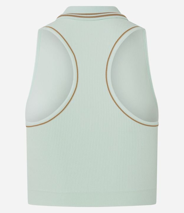 Top Deportivo Get Over Seamless con Cuello Polo y Cremallera Delantera 7