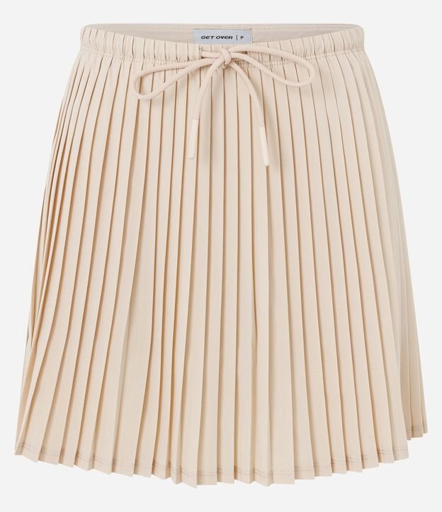 Short Pollera Deportivo en Microfibra con Cordón y Plegado 5