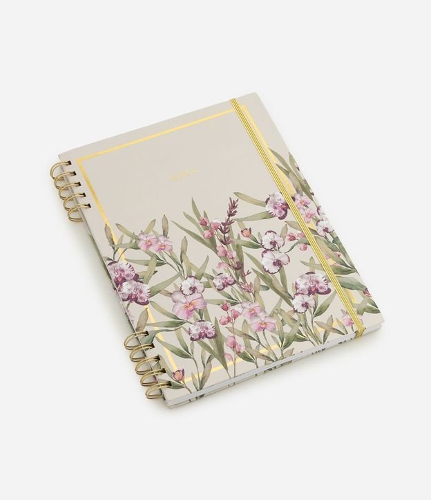 Cuaderno con Estampa Floral 120 Hojas