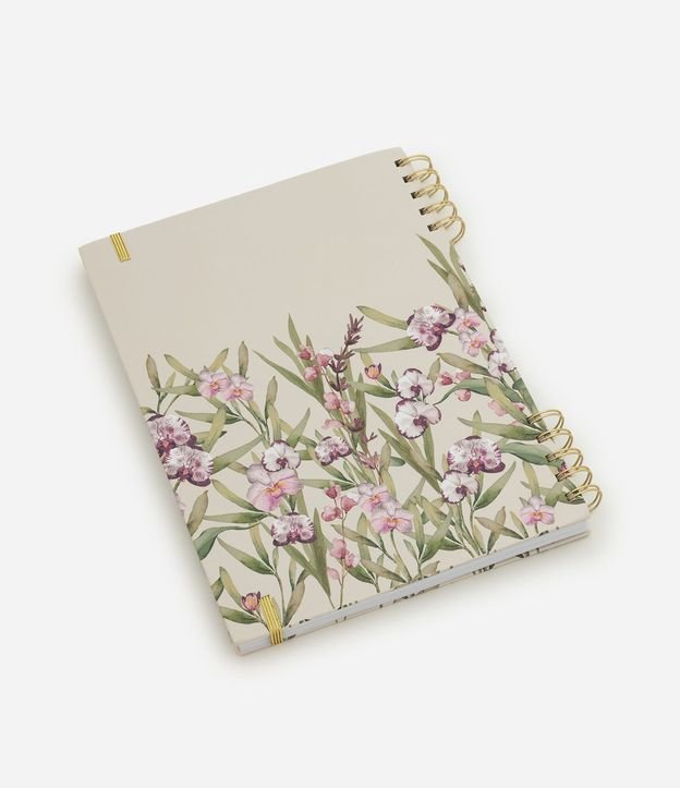 Cuaderno con Estampa Floral 120 Hojas 3
