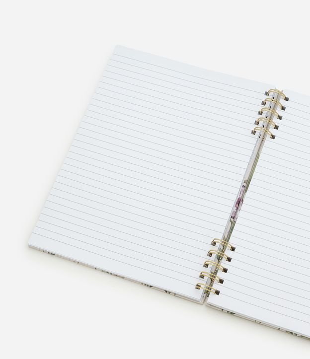Cuaderno con Estampa Floral 120 Hojas 4