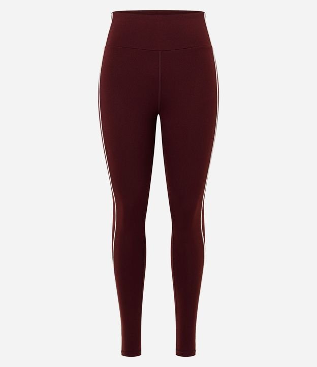 Pantalón Legging Deportiva en Microfibra con Friso Contrastante 5