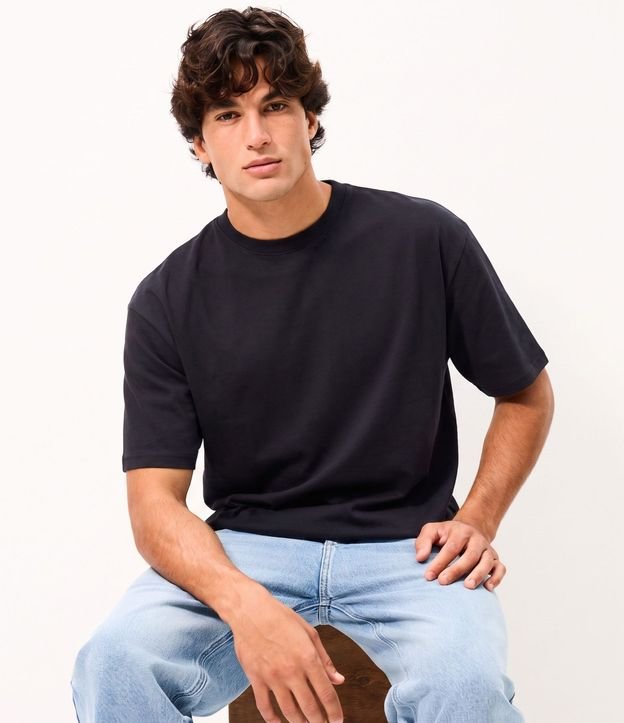 Remera Manga Corta Boxy Tecnológica
