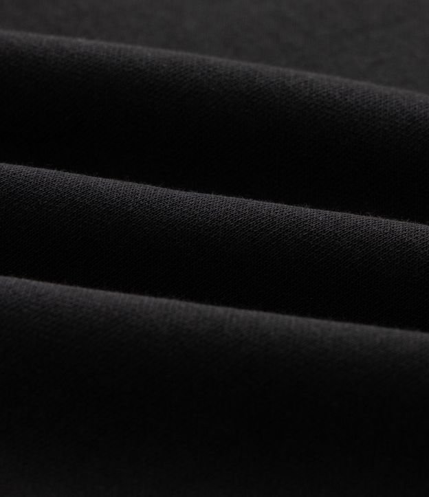 Pantalón Super Wide Leg en Algodón Interlock con Cordón 3