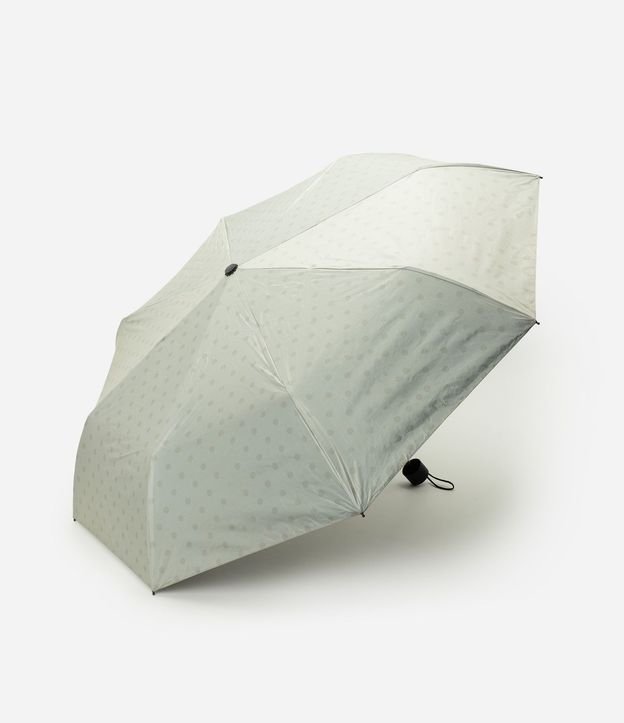 Sombrilla Plegable con Protección UV y Estampado de Lunares