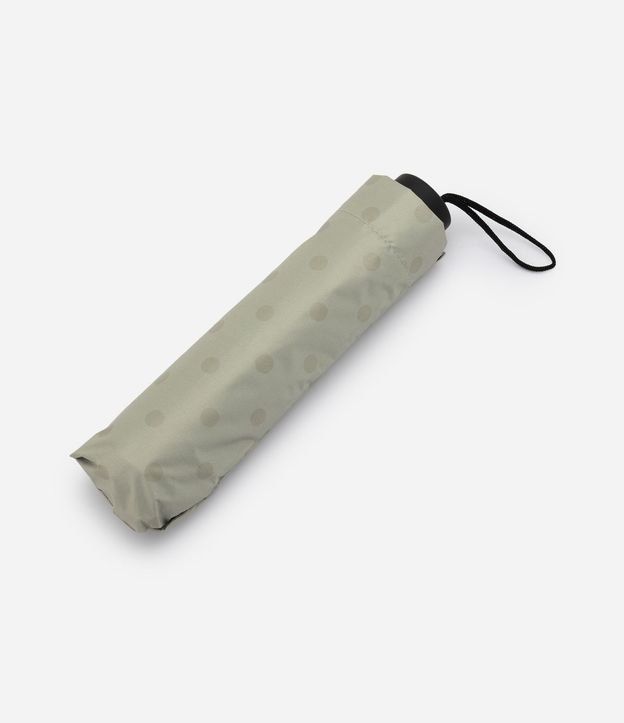 Sombrilla Plegable con Protección UV y Estampado de Lunares 3