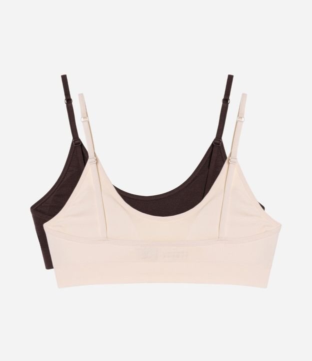 Kit de 02 Soutien Top en Poliamida Seamless con Copa Desmontable 2