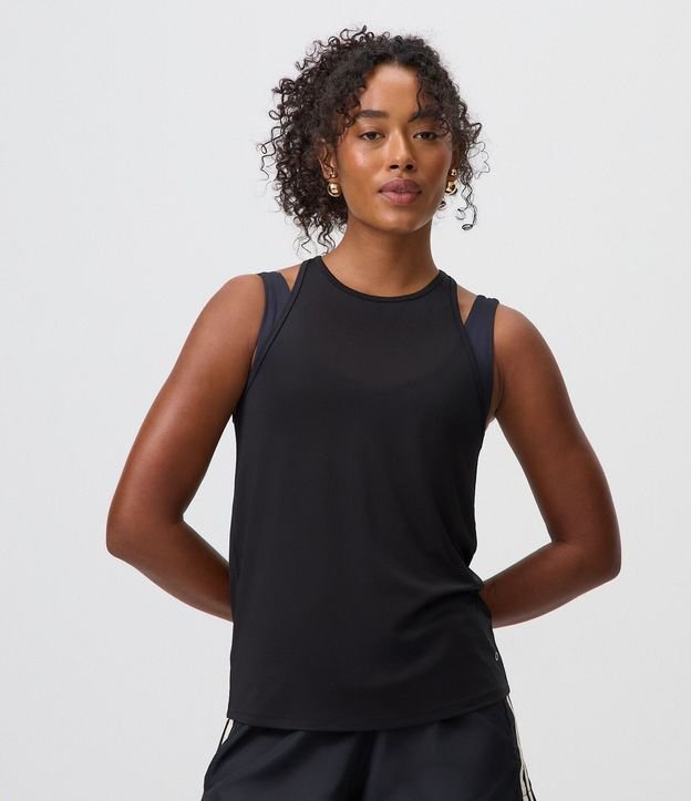 Musculosa Nadador Deportiva en Microfibra