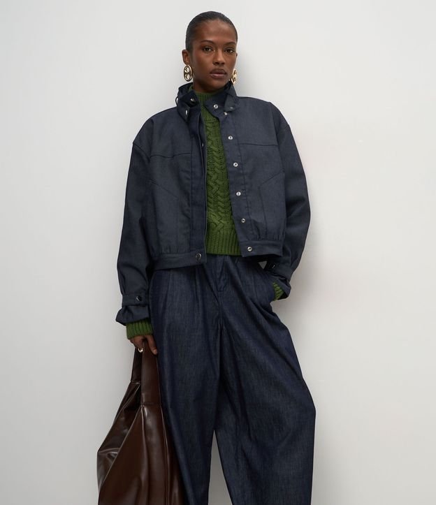 Pantalón de Jean Aladdin Sastrería con Cintura Alta 3