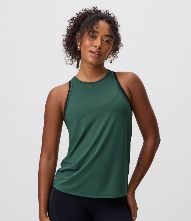 Musculosa Nadador Deportiva en Microfibra