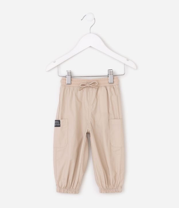 Pantalón Jogger Infantil en Algodón Paper Touch – Talle 0 a 18 Meses 2