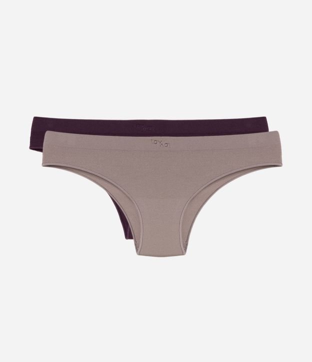 Kit 02 Bombachas Bikini en Poliamida Seamless