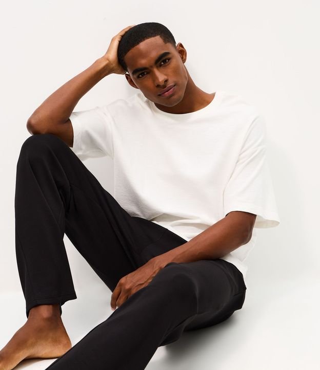 Pantalón de Pijama Larga Avulsa en Modal