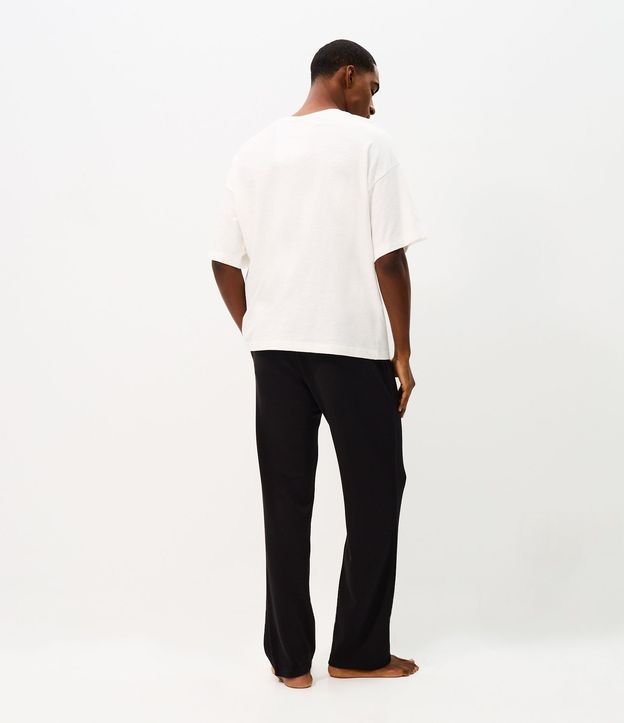 Pantalón de Pijama Larga Avulsa en Modal 4
