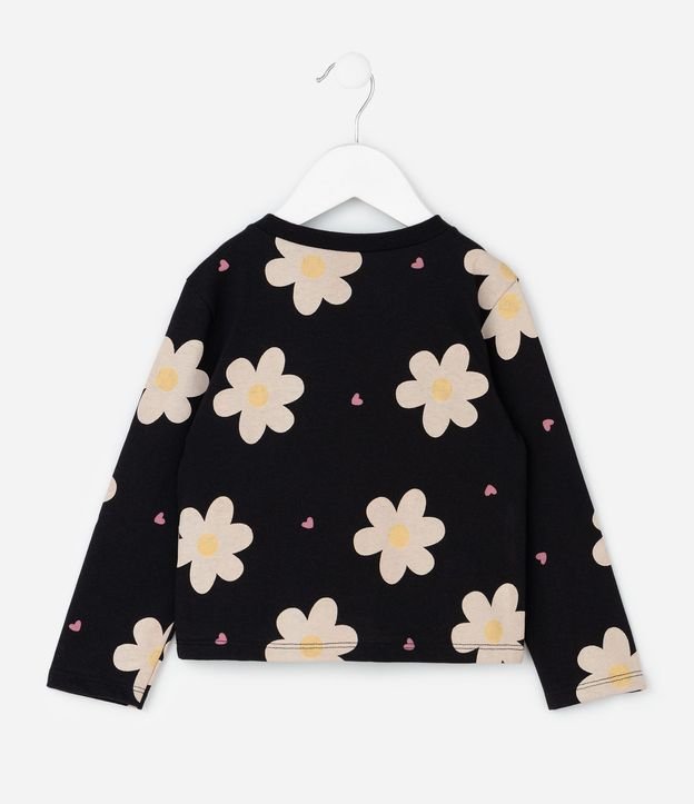 Remera Infantil Estampa Flores de Margaritas y Corazoncito – Talle 1 a 6 años 3