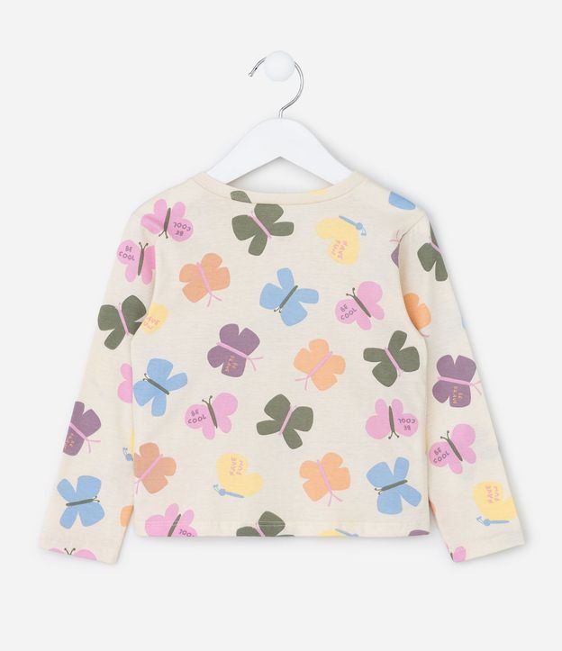 Remera Infantil con Estampa de Mariposas – Talle 1 a 6 años 3