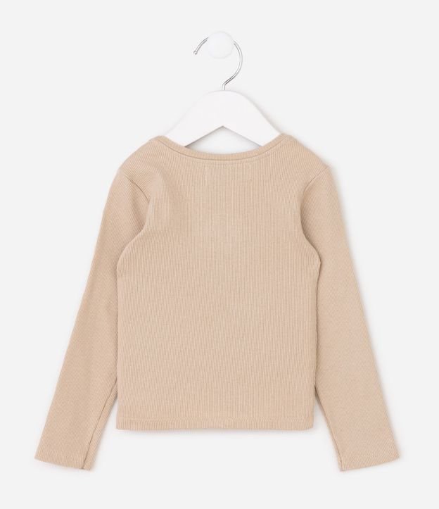 Remera Infantil en Rib con Bordado Cereza – Talle 1 a 6 años 3