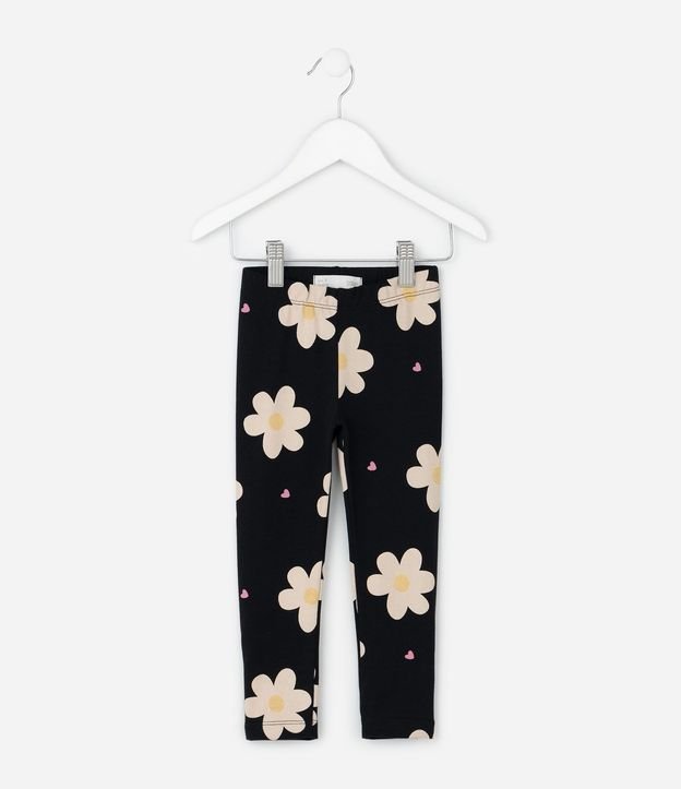 Pantalón Infantil Legging con Estampa Floral – Talle 1 a 6 años 2