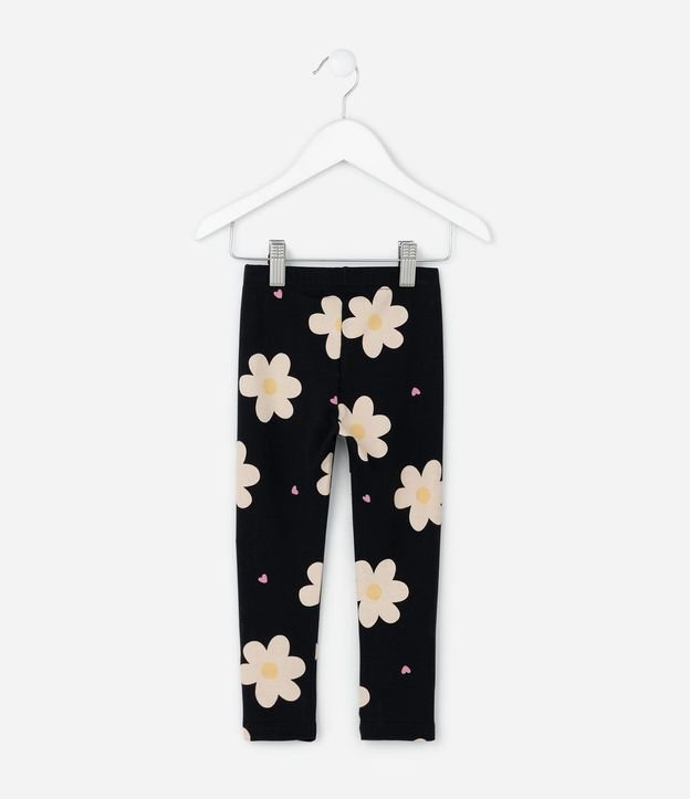 Pantalón Infantil Legging con Estampa Floral – Talle 1 a 6 años