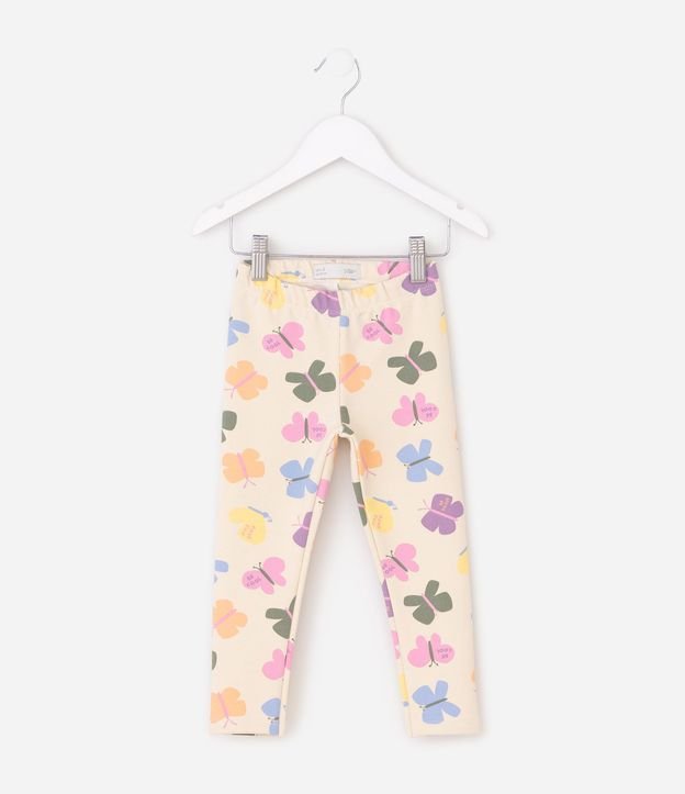 Pantalón Infantil Legging con Estampado de Mariposas – Talle 1 a 6 años 2