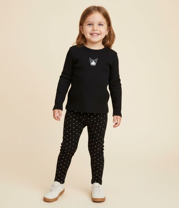 Pantalón Infantil Legging con Lunares Metalizados – Talle 1 a 5/6 años