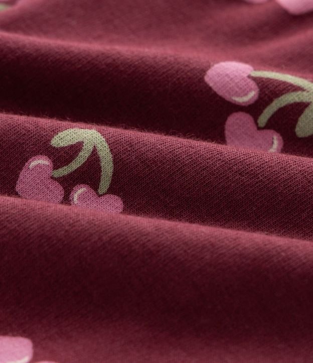 Pantalón Infantil en Algodón con Estampa de Cerezas – Talle 1 a 6 años 4