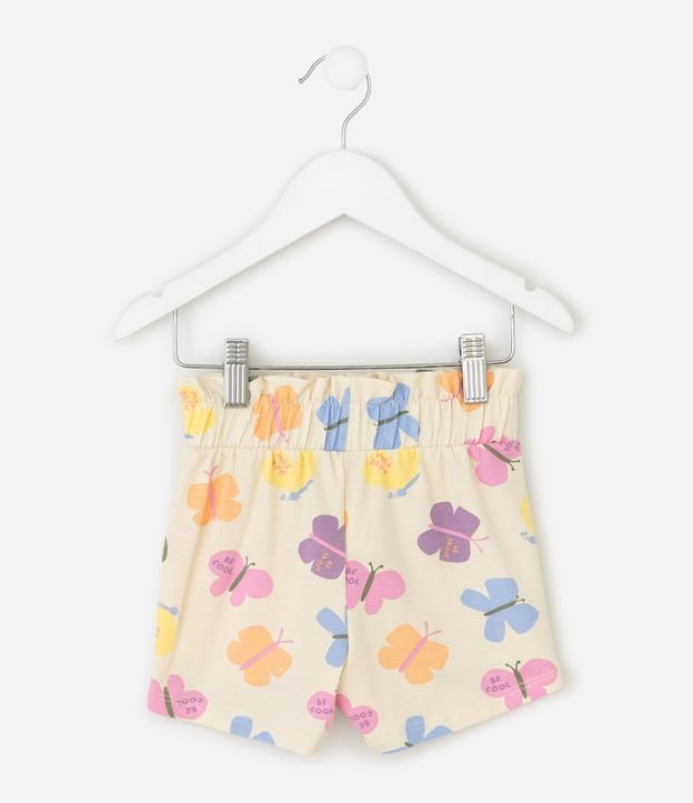 Short Infantil en Algodón con Estampado Mariposas – Talle 1 a 6 años 3