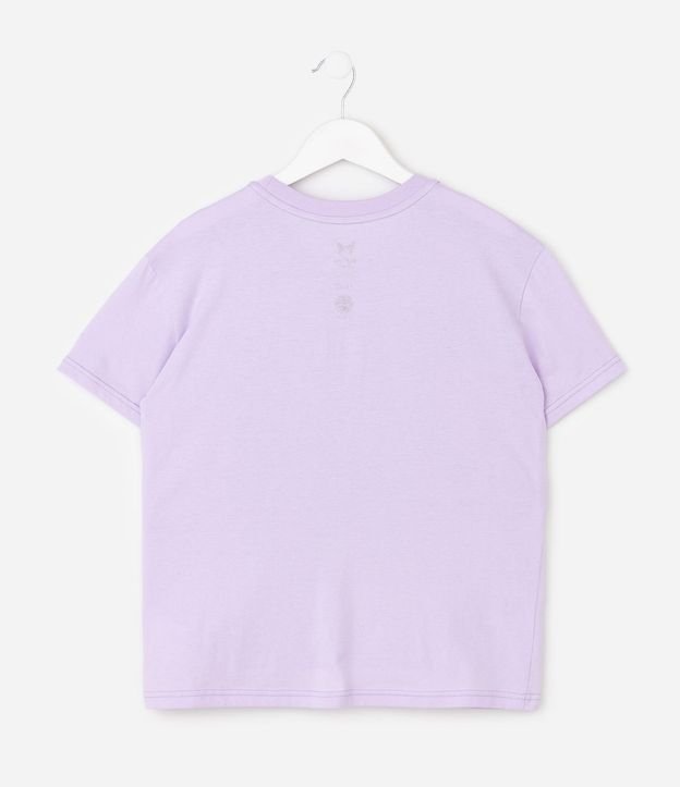 Remera Relaxed en Algodón con Embossed Kuromi  - Talle 5 a 14 años 3