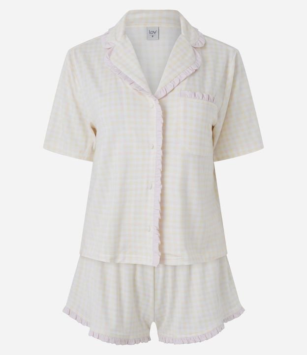 Pijama Americano con Estampado de Cuadros 5