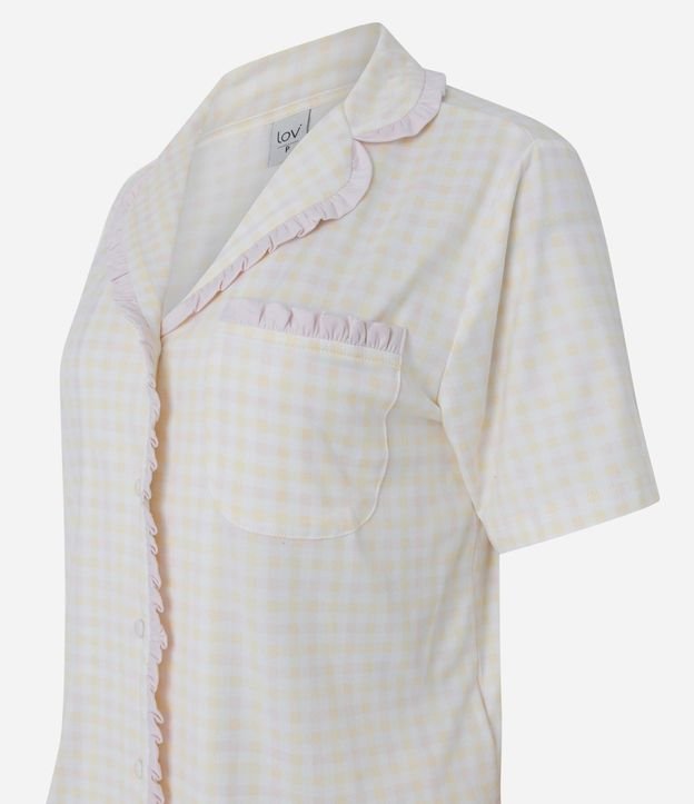 Pijama Americano con Estampado de Cuadros 6
