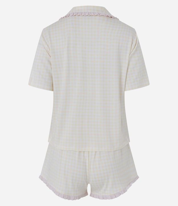 Pijama Americano con Estampado de Cuadros 7