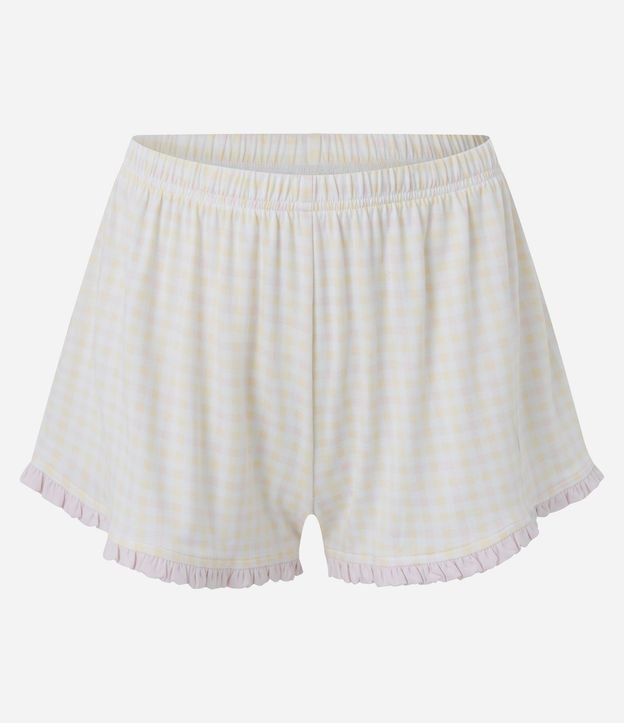 Pijama Americano con Estampado de Cuadros 8