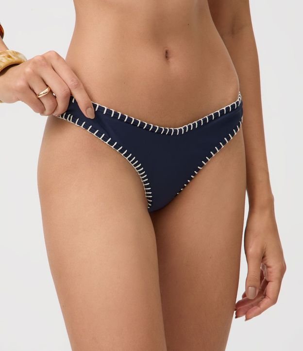 Bikini Bombacha de Asa Delta en Microfibra con Pespontos 2