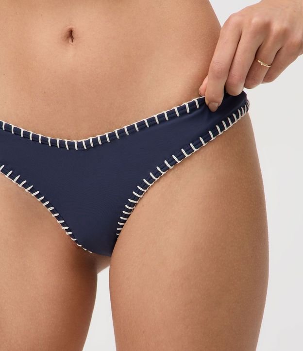 Bikini Bombacha de Asa Delta en Microfibra con Pespontos 3