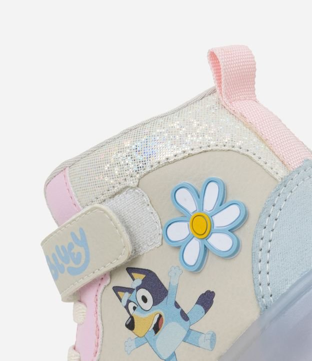 Championes Infantil Abotinado con Estampa de Bluey y Flor – Talle 20 a 27 4
