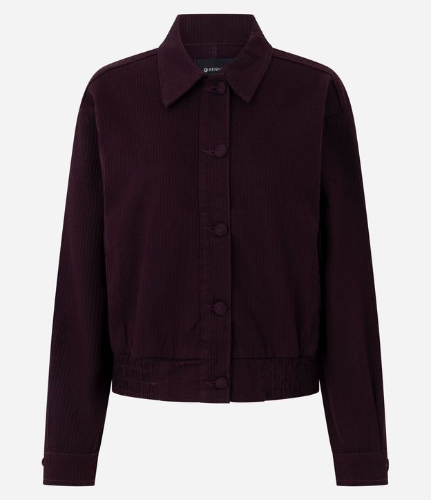 Campera Bomber en Sarga Acanalada 5