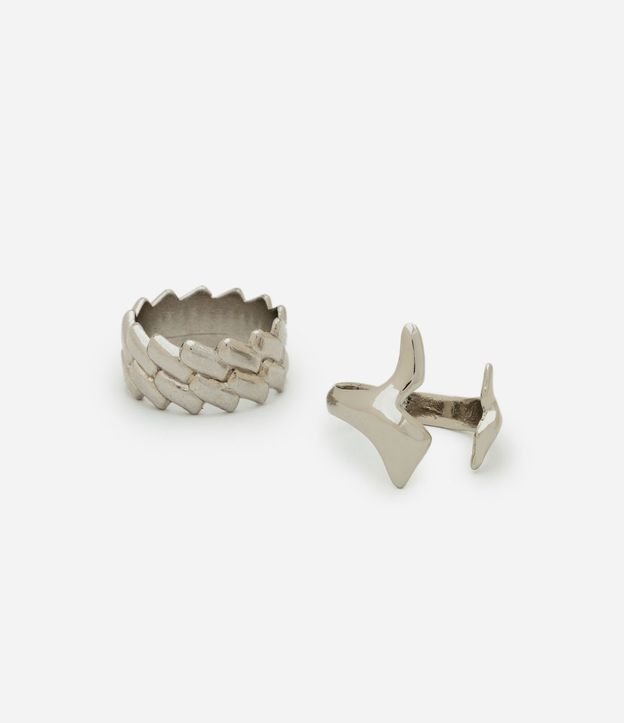 Kit 02 Anillos de Metal Tribales 3