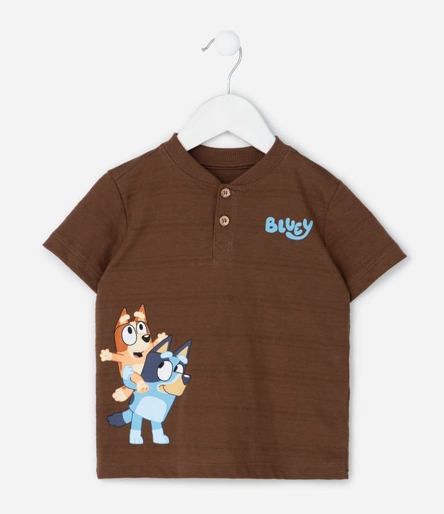 Remera Infantil Bluey con Cuello Henley – Talle 2 a 6 años 2